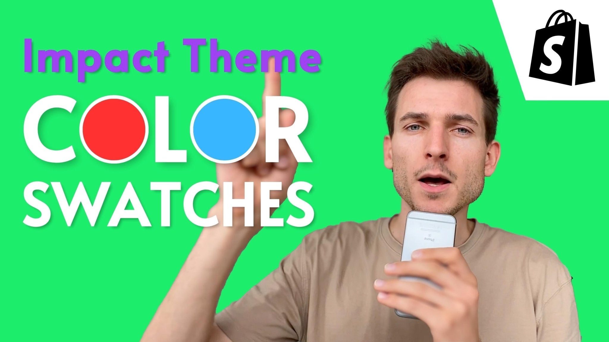 Color swatches einrichten in drei Klicks Impact Theme)