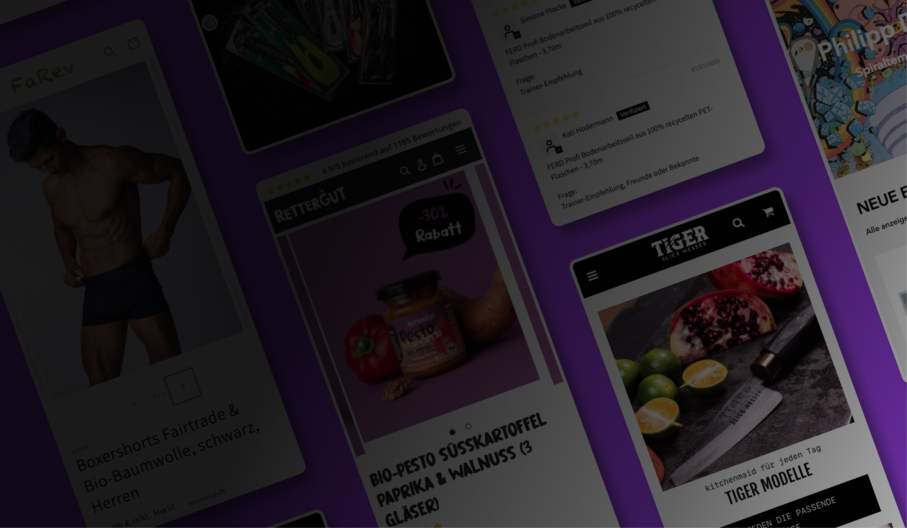 shopify stores entwickelt von paradise ranch shopify agentur